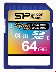 مموری کارت SD Silicon Power 64GB مدلSuperior Pro