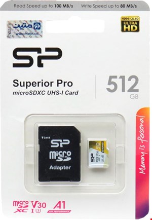 کارت حافظه microSDXC سیلیکون پاور مدل Superior pro ظرفیت512گیگابایت U3