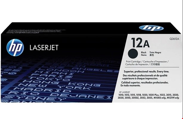 کارتریج تونر مشکی طرح اصلی HP مدل 12A